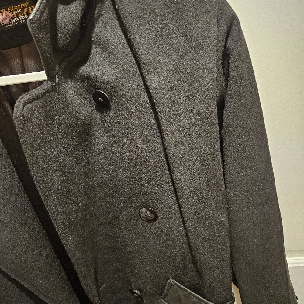 Women's Black Winter Coat By London Fog Sz M - Picture 11 of 12